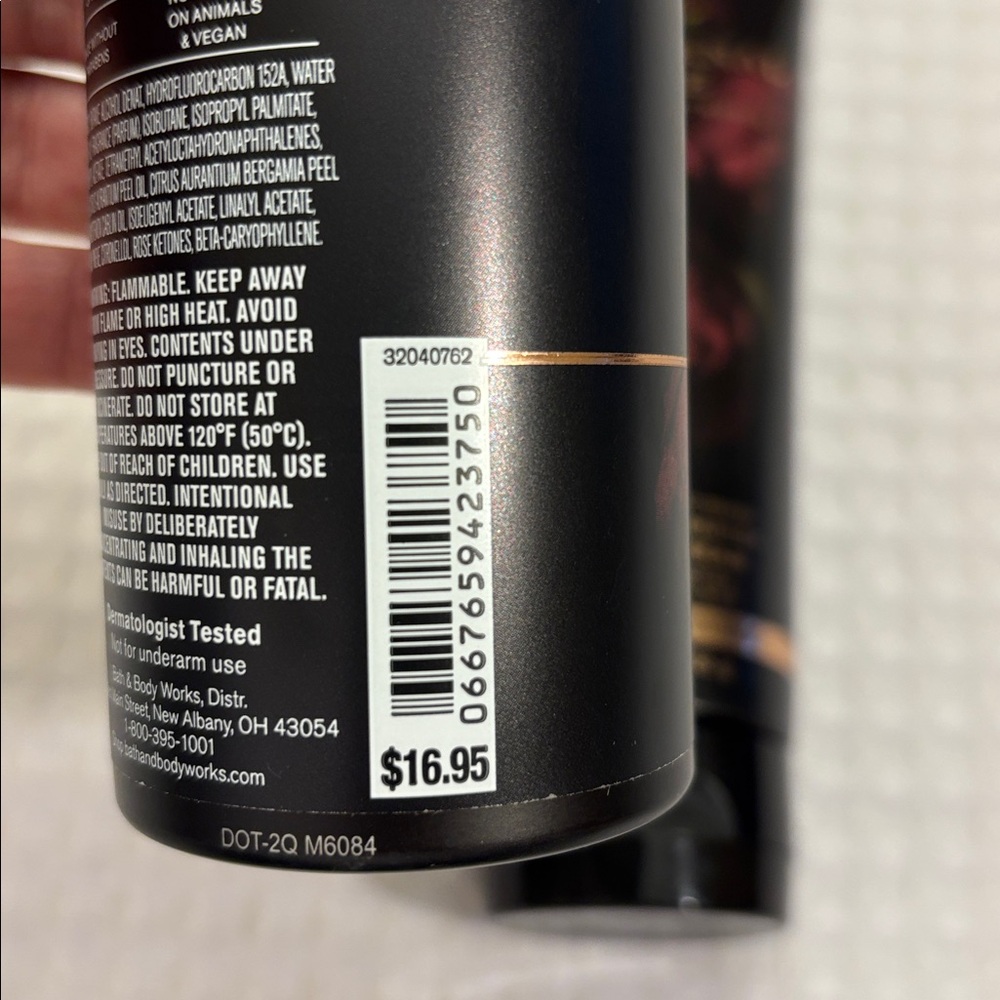 Nocturnal Rose Bath & Body Works Ultimate Hydration Cream Spray Unisex Men Women - Picture 12 of 13